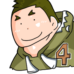 [LINEスタンプ] ただいま野郎4