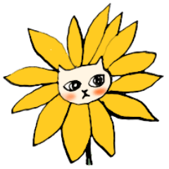 [LINEスタンプ] 励ます花たち