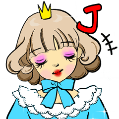 [LINEスタンプ] お姫様です2  J