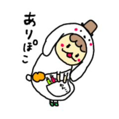 [LINEスタンプ] わんことタコ画伯ととりさん3