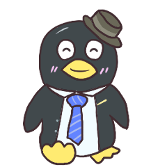 [LINEスタンプ] 紳士なペンギン