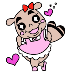 [LINEスタンプ] 今日も今日とてプリティうめ子