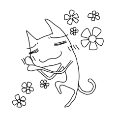 [LINEスタンプ] 猫の高橋さん 喜怒哀楽編