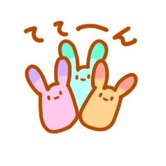 [LINEスタンプ] うさぎは今日も愉快