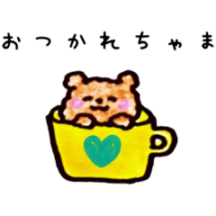 [LINEスタンプ] もふもふトイプーの日常会話