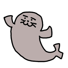 [LINEスタンプ] 33番のアザラシ