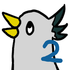 [LINEスタンプ] 少し狂った鳥 2