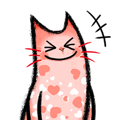 [LINEスタンプ] BUSUMAO-Tribute to LINE's first stickers