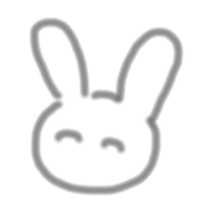 [LINEスタンプ] 頑張ってるうさぎ