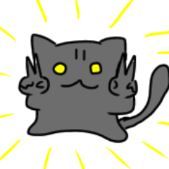 [LINEスタンプ] おふざけ猫川上 修正版