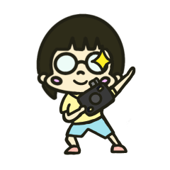 [LINEスタンプ] カメラマンちーちゃん