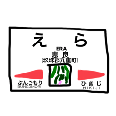 [LINEスタンプ] 会話に使える駅名