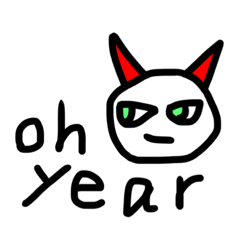 [LINEスタンプ] oh year