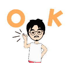 [LINEスタンプ] 歌うま髭お兄