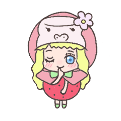 [LINEスタンプ] いちゴリラちゃんとだんゴリラくん