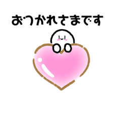 [LINEスタンプ] 白玉くんのあたたかい言葉
