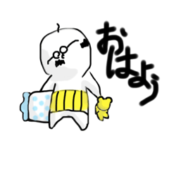 [LINEスタンプ] キュートなおっちゃん