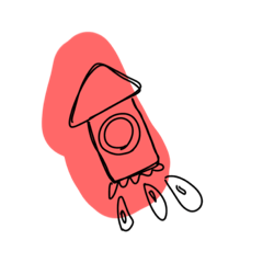 [LINEスタンプ] Childish painting