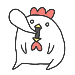 [LINEスタンプ] にわとりチキン#無気力