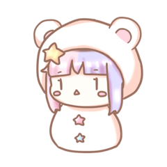 [LINEスタンプ] ゆるかわアーティスト☆キラキラちゃん