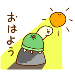 [LINEスタンプ] 常にこっちを見てくるかめ