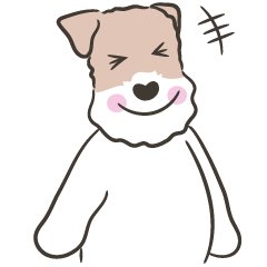 [LINEスタンプ] ワイアーフォックステリアのモーツァルト 8