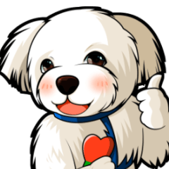 [LINEスタンプ] 普段よく使う厳選したセリフ 犬のスタンプ