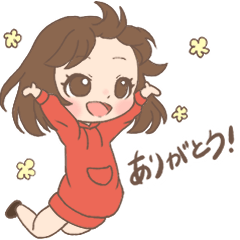 [LINEスタンプ] ゆるゆる日常スタンプ<女の子>