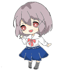 [LINEスタンプ] ショートヘアの可愛い女の子