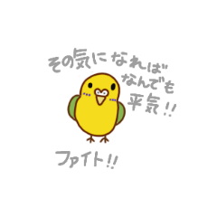 [LINEスタンプ] インコの会話、日常スタンプ