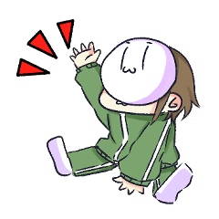 [LINEスタンプ] ジャージのお面ちゃん（ジャージャー面）