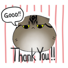 [LINEスタンプ] やわやわ猫
