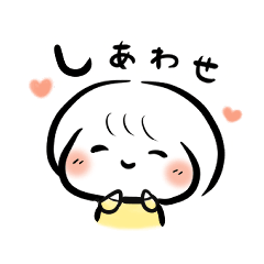 [LINEスタンプ] 大福のふくみちゃん