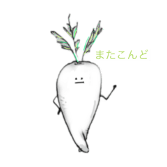 [LINEスタンプ] マタワレダイコンズ（やさい編）