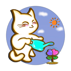 [LINEスタンプ] ハッピーねこと一緒❤️4