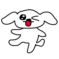 [LINEスタンプ] わがままでちょっと丸い犬のスタンプ