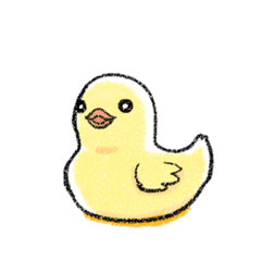 [LINEスタンプ] おふろのアヒルさん