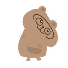 [LINEスタンプ] ぽけっとたぬきちゃん