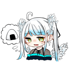 [LINEスタンプ] 腹ペコミールちゃん