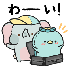 [LINEスタンプ] ダッキー ＆ ハギー