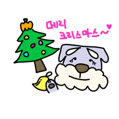 [LINEスタンプ] シュナのかぼちゃん「クリスマス」
