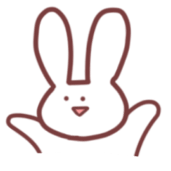 [LINEスタンプ] 白うさぎちゃんは口が悪い