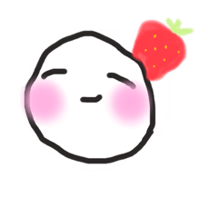 [LINEスタンプ] いちご大福、日常