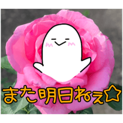 [LINEスタンプ] 吹き出しくんとお花