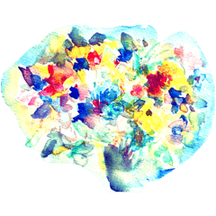 [LINEスタンプ] A bunch of flowers