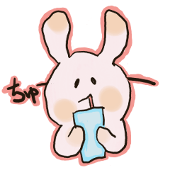 [LINEスタンプ] 運動うさぎ