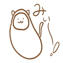 [LINEスタンプ] ねこまめ（Bean Kitty)