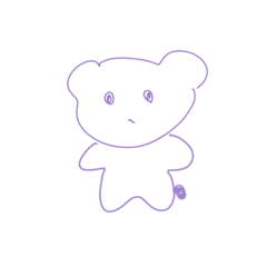 [LINEスタンプ] むらさきのちいこいいのち