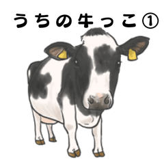 [LINEスタンプ] うちの牛っこ1