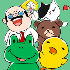 [LINEスタンプ] ☆手書き風エモいブラウンと仲間たち